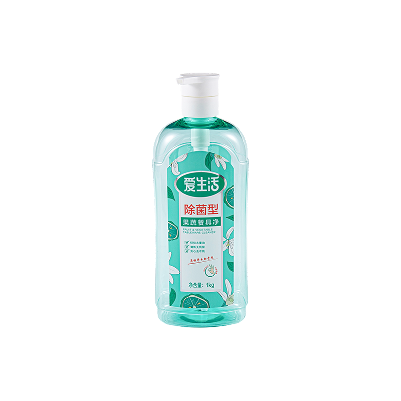 Buidéal PET trédhearcach ceimiceach-resistant 1000ml